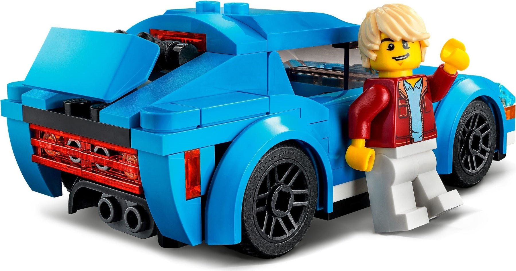 LEGO 60285 Sports Car: Build & Race Your Dream Toy Car - SuperSaverAU - view 4