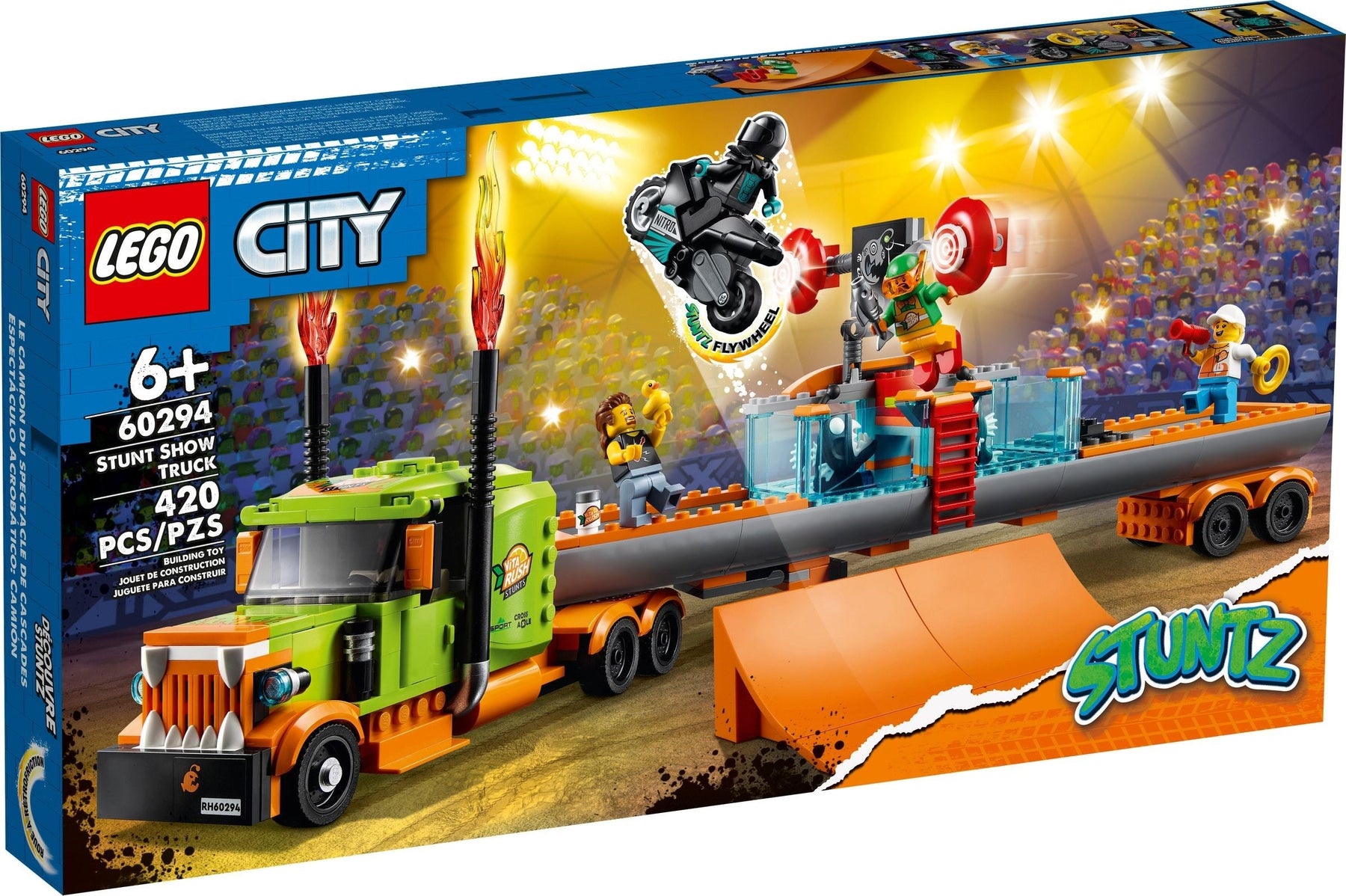 LEGO 60294 City Stunt Show Truck - SuperSaverAU - view 1