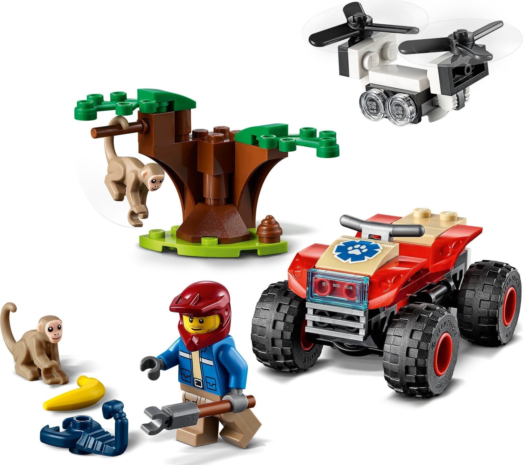 LEGO 60300 Wildlife Rescue ATV: Savanna Adventure Toy - SuperSaverAU - view 2