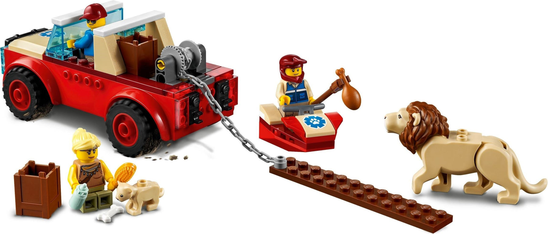 LEGO 60301 Wildlife Rescue Off-Roader 4+ Set - SuperSaverAU - view 7