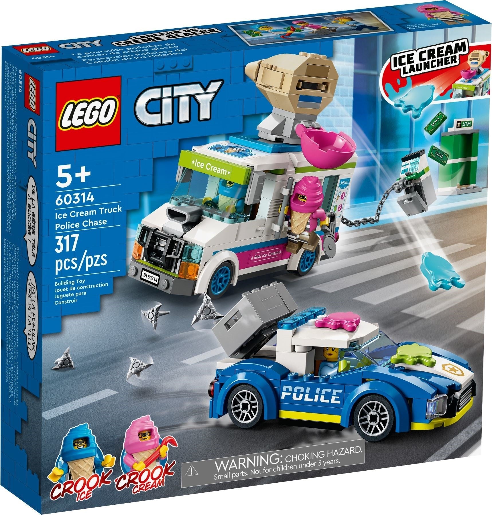 LEGO 60314 City Police Ice Cream Truck Chase - SuperSaverAU - view 1