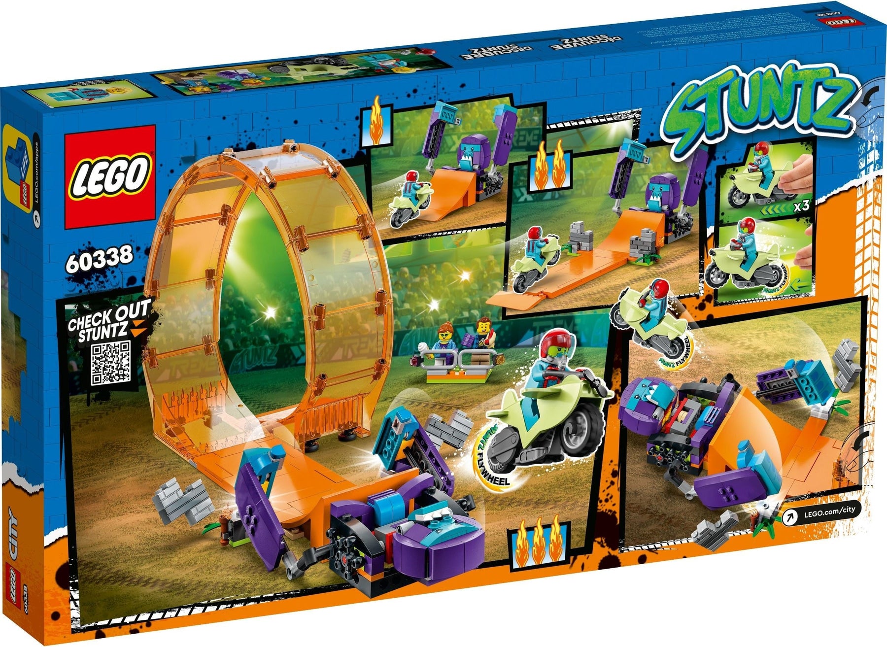 LEGO 60338 Chimpanzee Stunt Loop: Flywheel Motorcycle & Ramp - SuperSaverAU - view 7