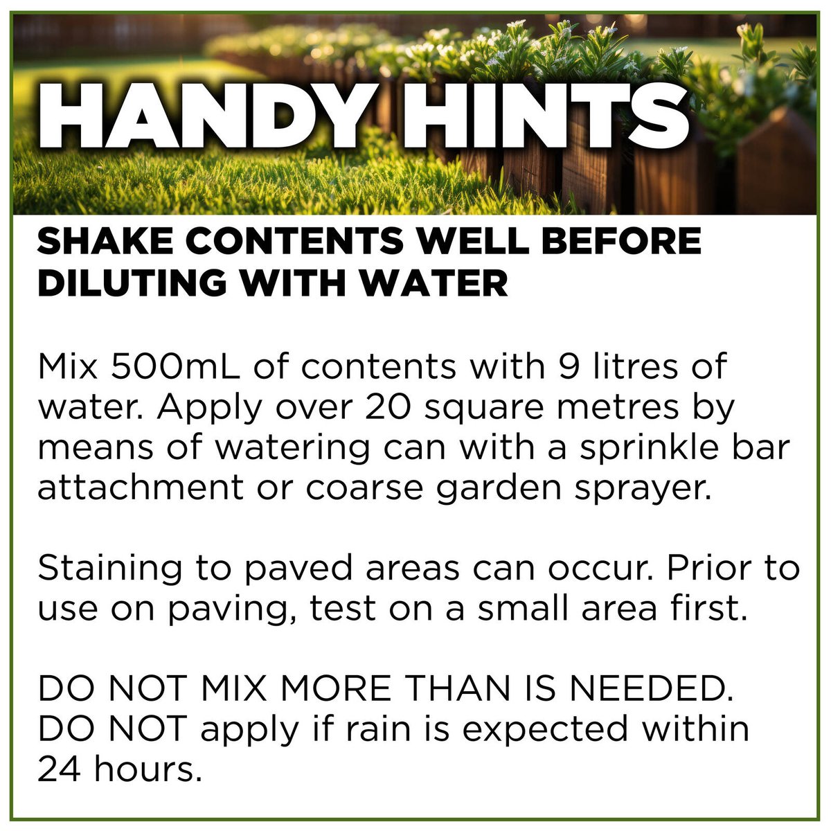 Brunnings Path Weeder Concentrate 1L - Non-Selective for Paths & Driveways