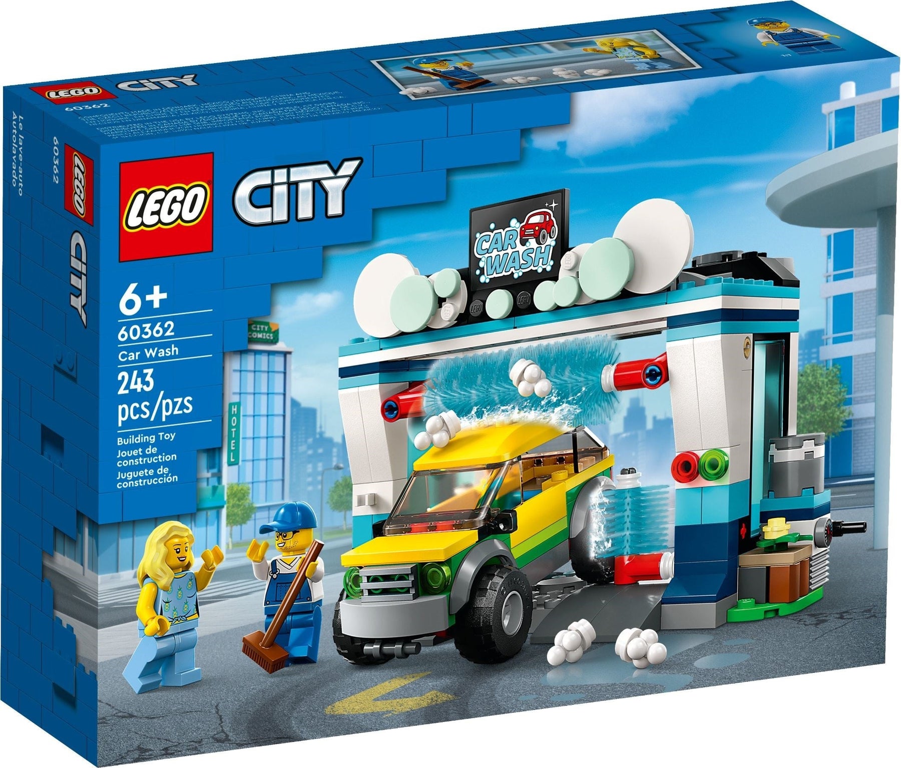 LEGO 60362 Car Wash – Interactive Vehicle Care Playset - SuperSaverAU - view 1