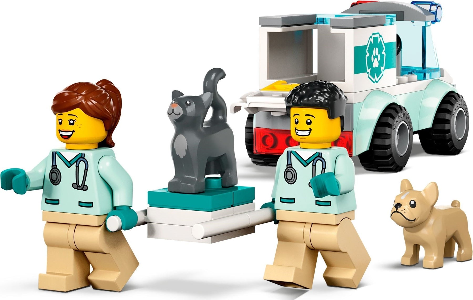 LEGO 60382 Vet Van Rescue – Ultimate Animal Care Playset for Kids - SuperSaverAU - view 3