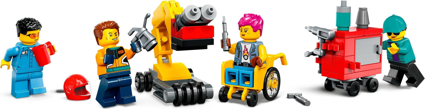 LEGO City Series 60389 Custom Car Garage- Auzzi Store