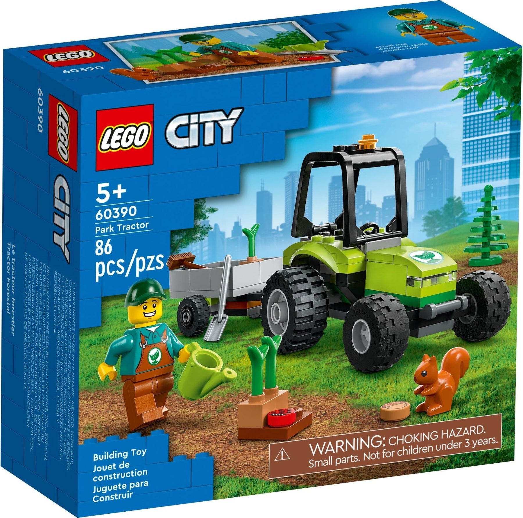 LEGO 60390 Park Tractor – Nature Care Playset for Kids - SuperSaverAU - view 1