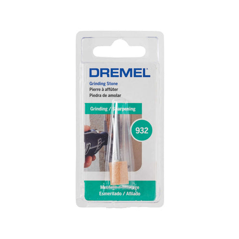 Dremel 9.5mm Aluminium Oxide Grinding Stone (932) - Orange Rotary Tool Accessory