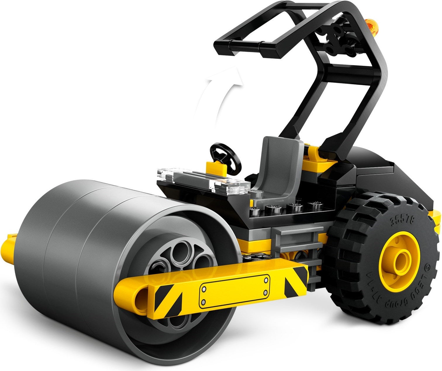 LEGO City Construction Steamroller 60401 - SuperSaverAU - view 3