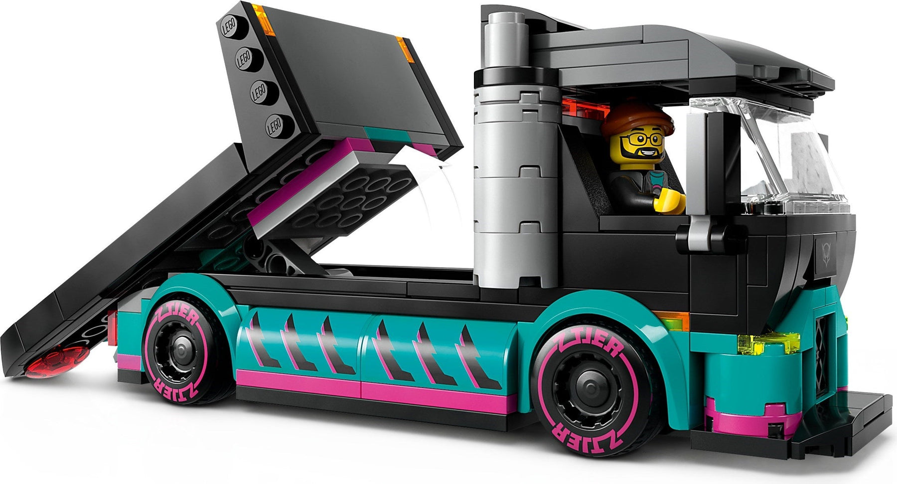 LEGO City Series 60406 Race Car and Car Carrier Truck- Auzzi Store