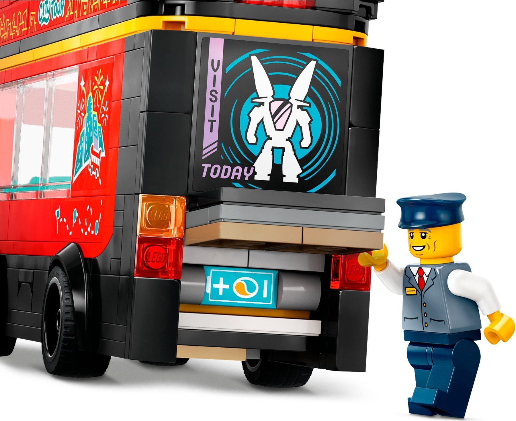 LEGO City 60407 Red Double-Decker Sightseeing Bus- Auzzi Store