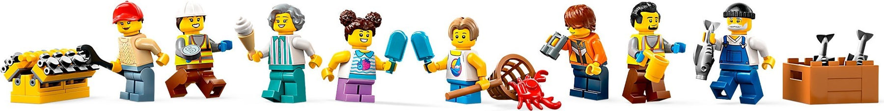 LEGO City 60422 Seaside Harbor with Cargo Ship- Auzzi Store