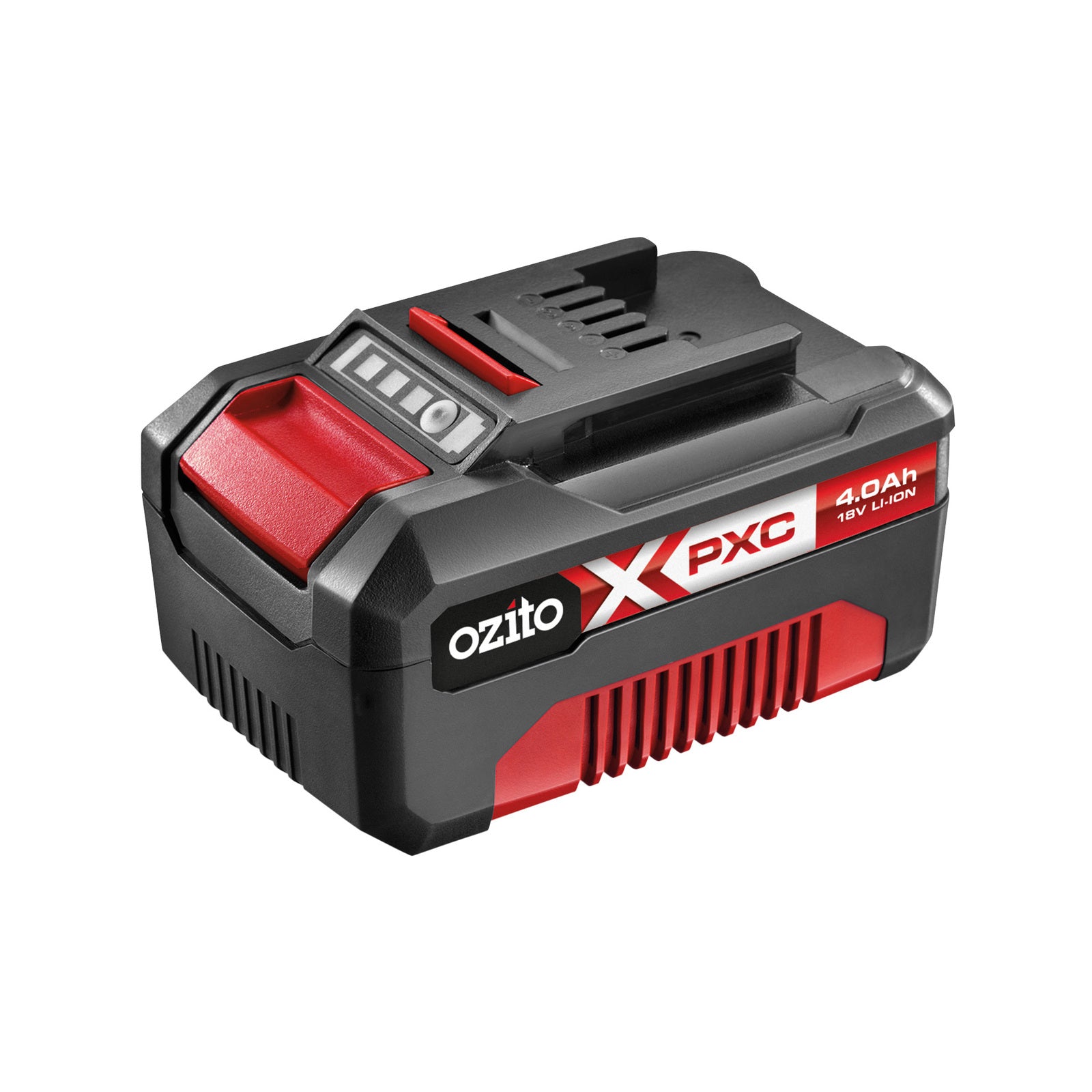 Ozito PXC 18V 4.0Ah Lithium-Ion Battery PXBP-400, Power X Change, 80min Charge, Charge Check