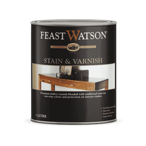 Feast Watson 1L Gloss Aged Teak Oil Based Stain & Varnish Interior