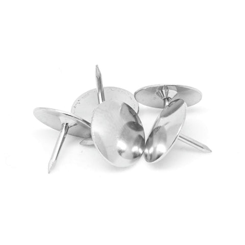Pinnacle Upholstery Nails - Nickel Plated - 50 Pack - Sharp Pin Benefit - SuperSaverAU - view 1