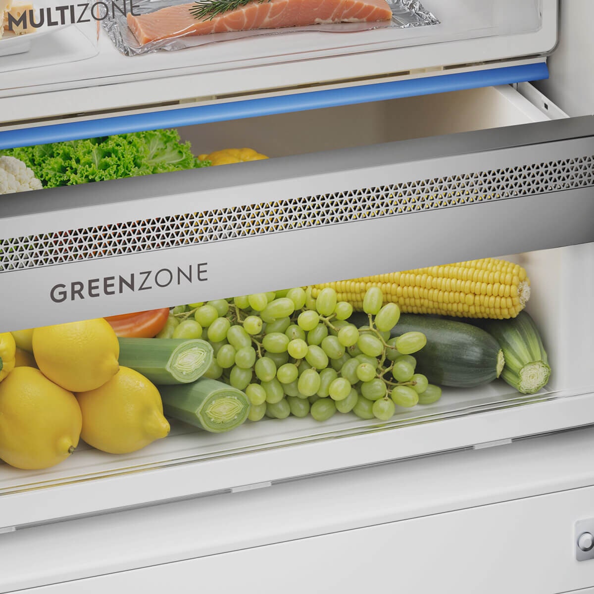Electrolux 496L bottom mount fridge - matt charcoal black, AI CoolAssist, Cooling360 - EBE5002BE-X