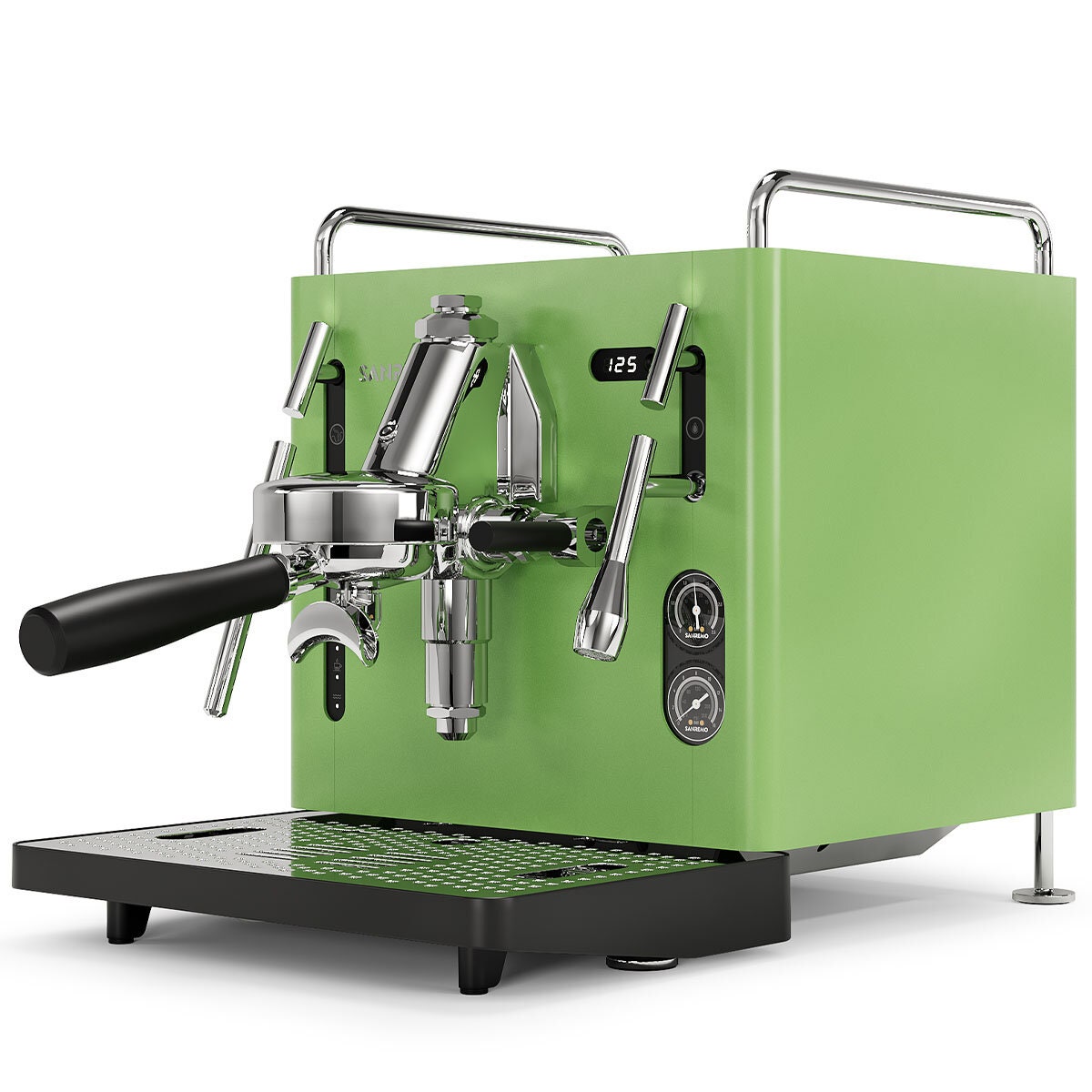 Sanremo Absolute Cube Manual Coffee Machine - E61 Group, 1.8L Tank, Green Finish - SRPCB13A316L03