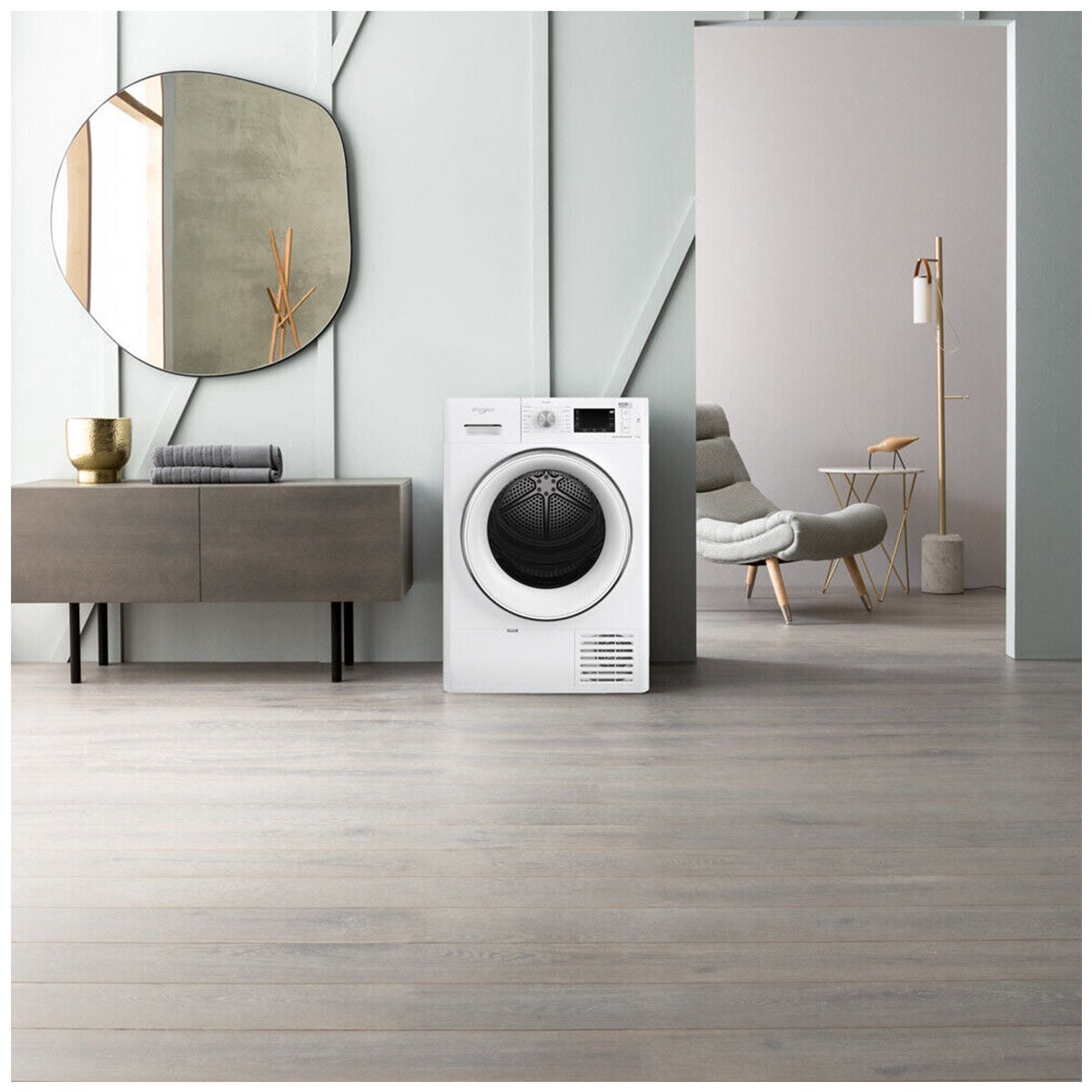 Whirlpool Heat Pump Dryer - 8 Star Energy Rating - FreshCare+ - Woolmark Blue - White - WHP80250