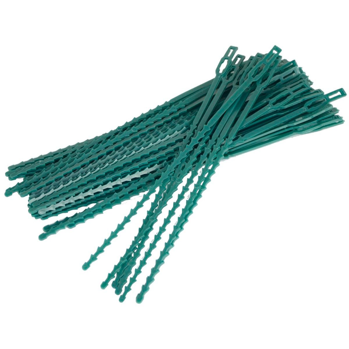 Saxon 230mm PE Adjustable Plant Ties 50 Pack