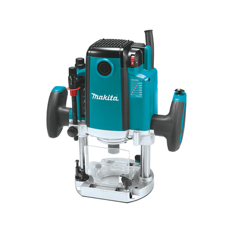 Makita 2,100W 12.7mm Plunge Router RP2301FC05, Variable Speed to 22,000rpm