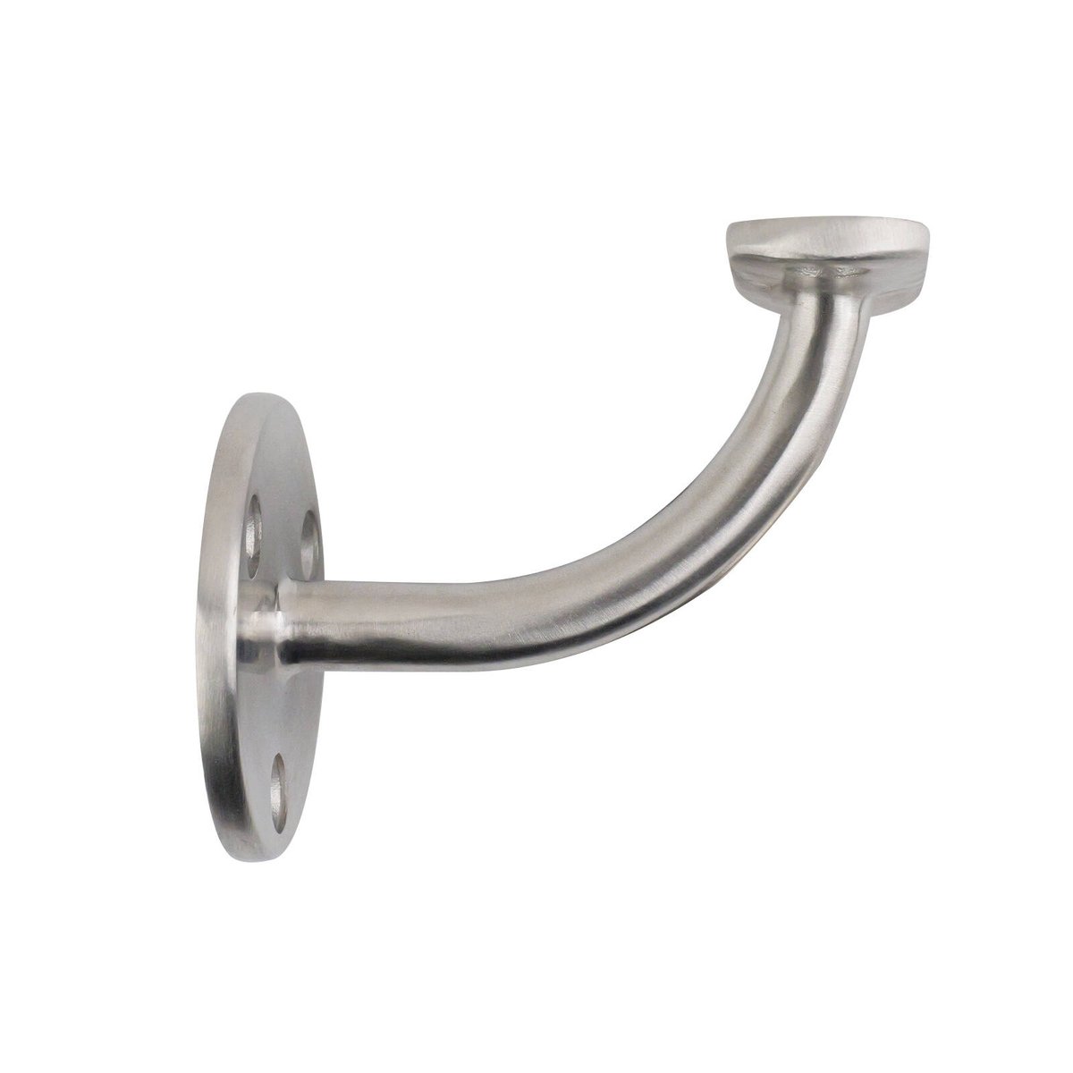 Carinya 70 x 90 x 95mm Stainless Steel Flat Top Curved Handrail Bracket