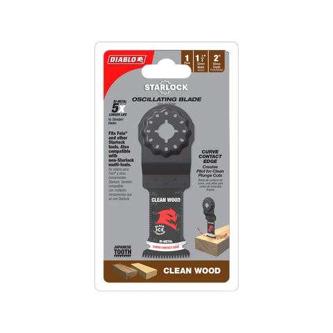 Diablo 32mm Starlock Multi Tool Blade - Clean Wood - Ultra-Hardened Edge - SuperSaverAU - view 1