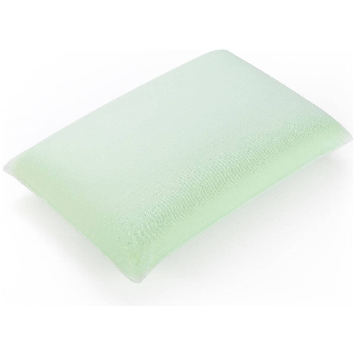 Zinus Green Tea Memory Foam Pillow with Travel Pouch - Charcoal Infused, Cool-Feel Cover - AU-PMPMP1-06S