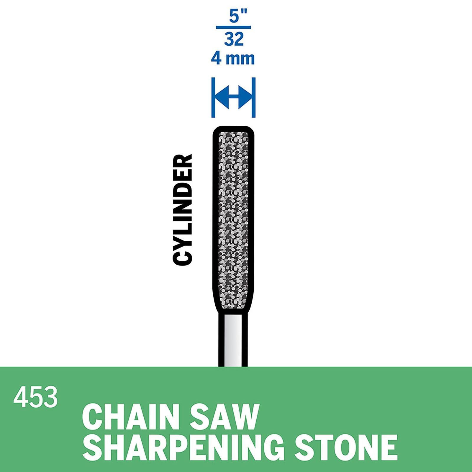 Dremel 4.0mm Chainsaw Sharpening Grinding Stone 2 Pack (453)
