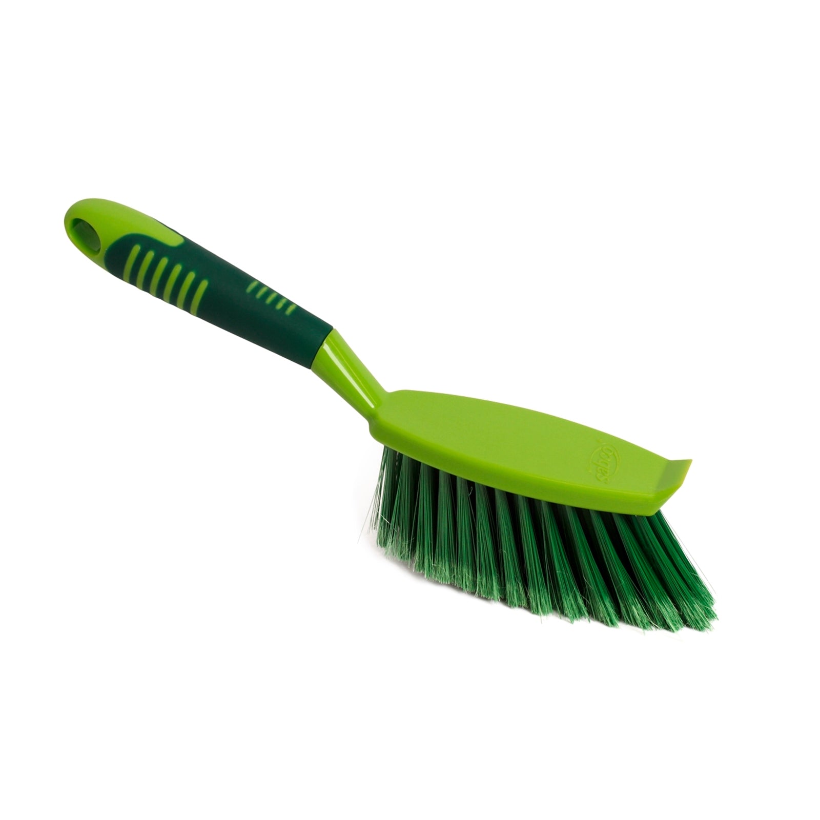 Sabco Lifestyle 237mm Dustpan & Brush Set, Polypropylene with PET Bristles, Dark & Lime Green