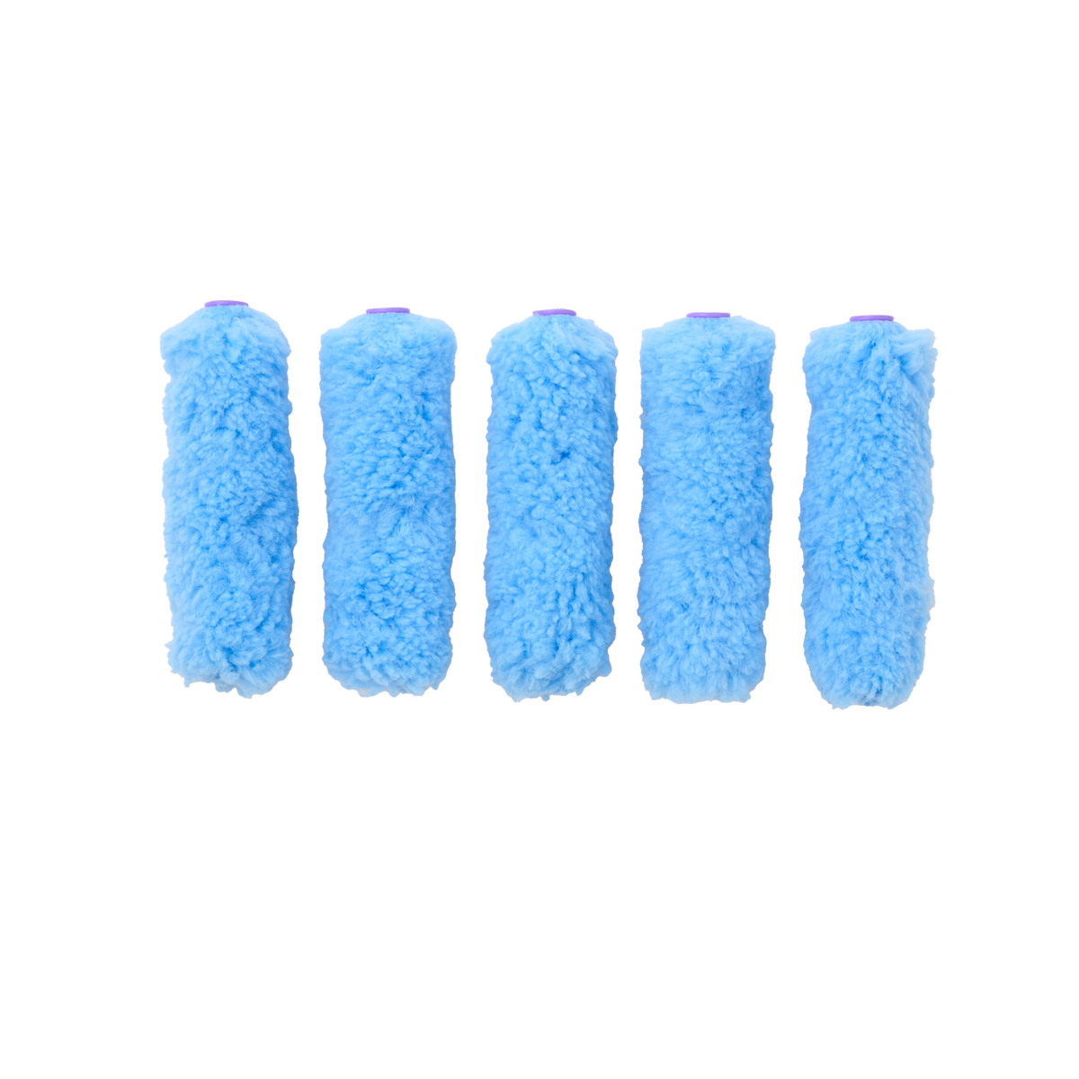 Monarch 160mm 20mm Nap Woven Polyester Rough & Textured Mini Rollers 5 Pack
