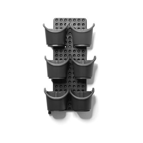 Holman Greenwall Slim Mounted Kit 198 x 535mm - Black Vertical Garden with Watering System