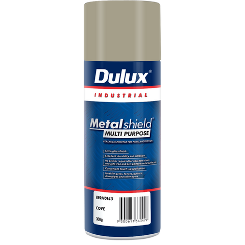Dulux Metalshield 300g Multipurpose Spray Paint Satin Cove - Metal Protection