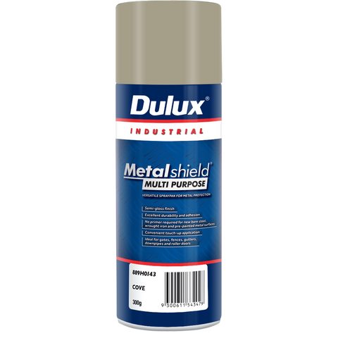 Dulux Metalshield Spray Paint 300g Satin Cove Semi-Gloss Durable - SuperSaverAU - view 1