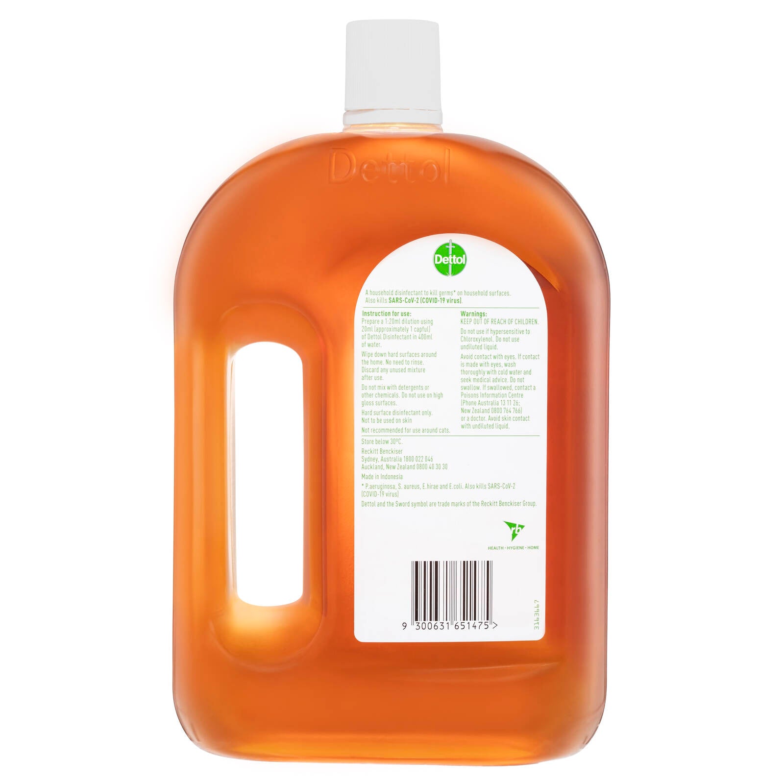 Dettol Antibacterial Liquid Disinfectant 2L Concentrated Surface Cleaner