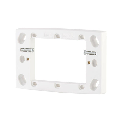 Deta Shallow Mounting Block - 14mm Deep - Polycarbonate - Versatile Use - SuperSaverAU - view 1