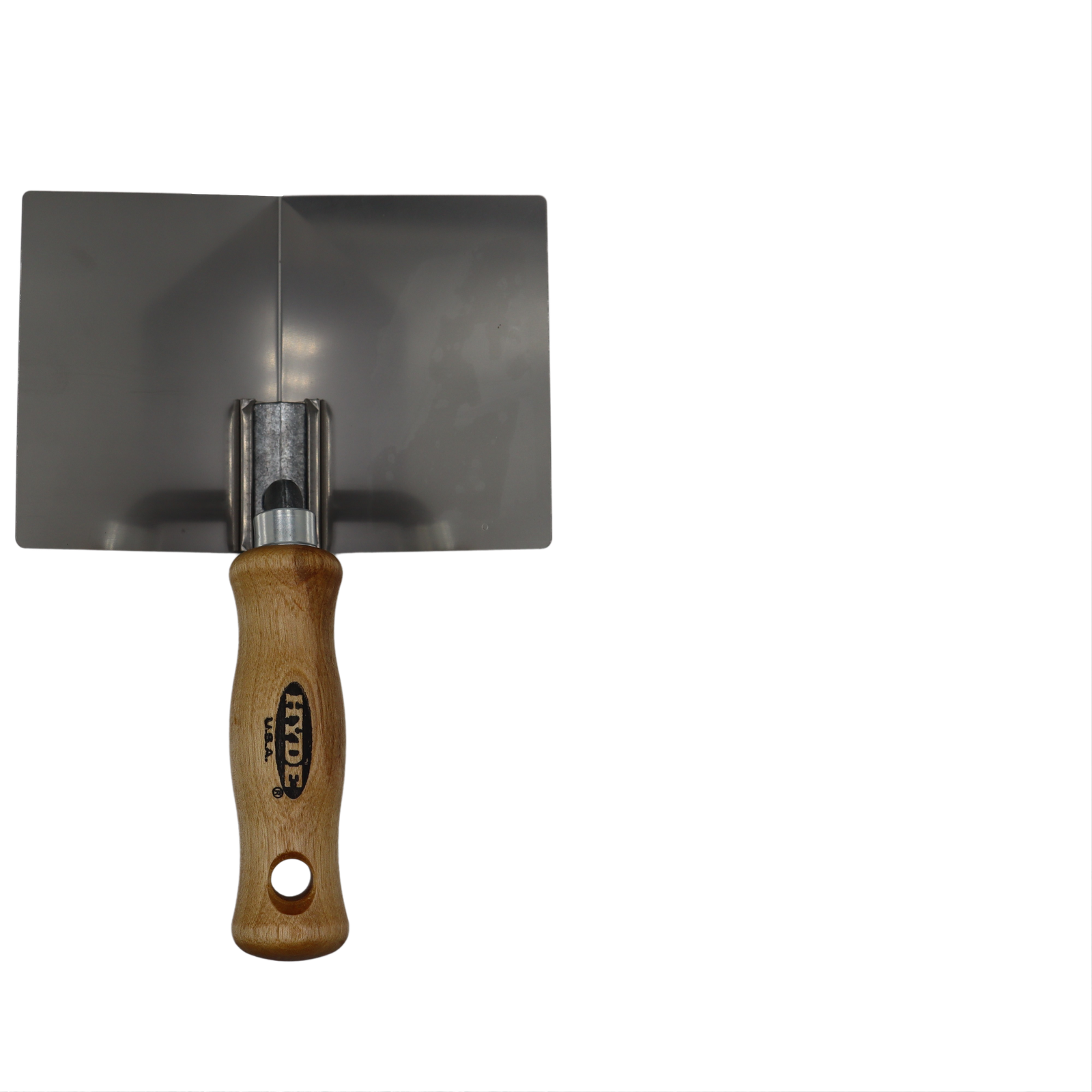 Hyde Plasterboard Inside Corner Tool Stainless Steel Blades Hardwood Handle