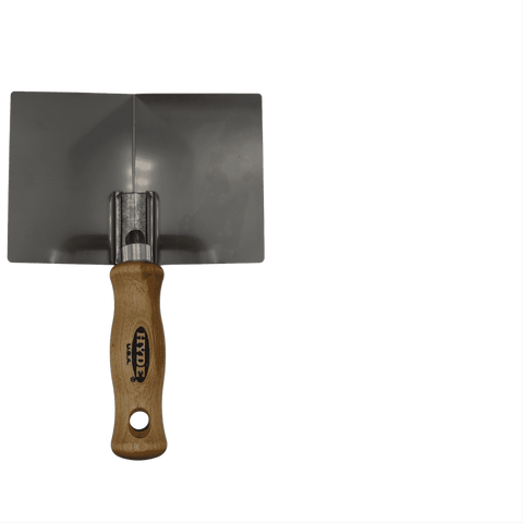 Hyde Plasterboard Inside Corner Tool Stainless Steel Blades Hardwood Handle