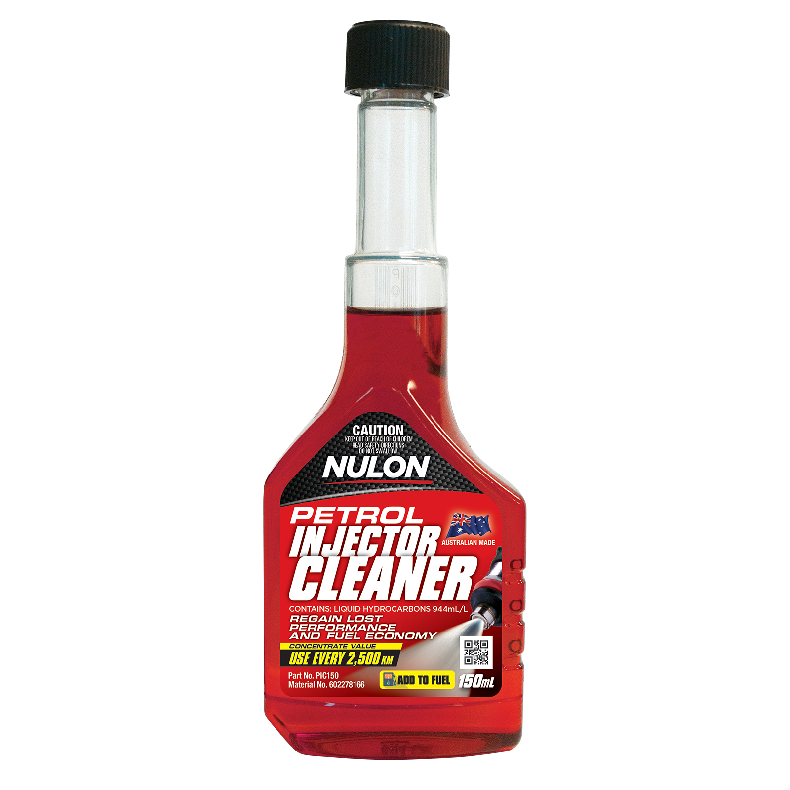 Nulon Petrol Injector Cleaner 150ml Fuel Injection & Carburettor Treatment