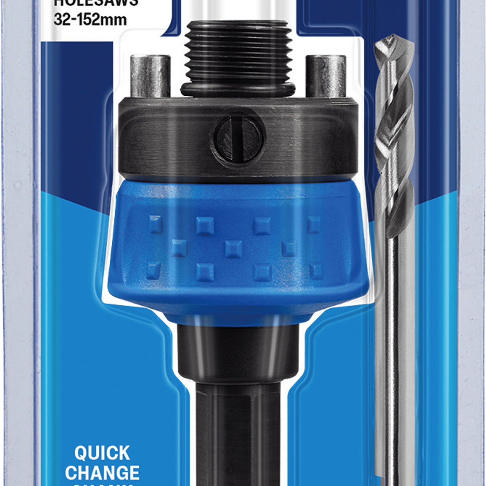 Sutton Tools Quickfit Holesaw Arbor for 32-152mm Holesaws, 5/8" UNF, 13mm Chuck