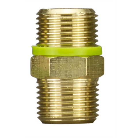 PowerFit 3/8" BSP Male to Male Brass Air Tool Connector