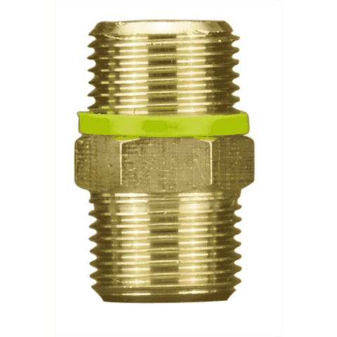 PowerFit 3/8" BSP Male to Male Brass Air Tool Connector