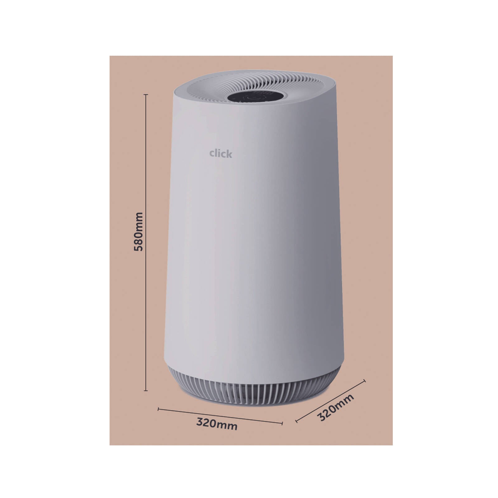 Click CADR 400 Air Purifier with HEPA Filter TL2852 45W