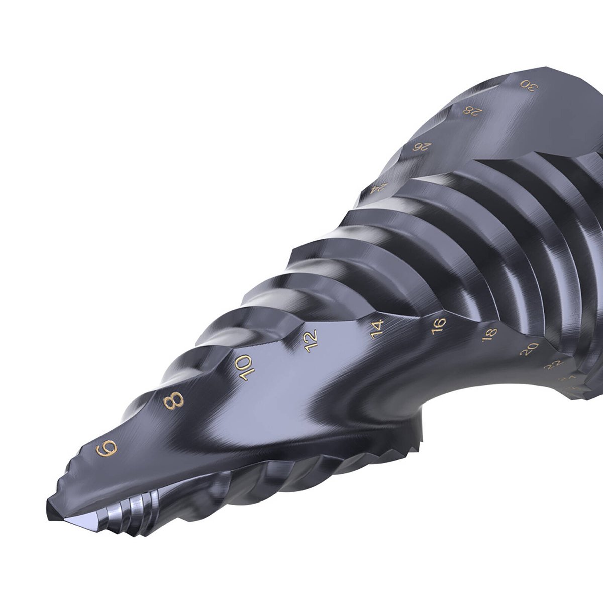 Alpha Onsite+ Step Tip Step Drill 6-30mm - No Pre-Drilling Hole Cutter
