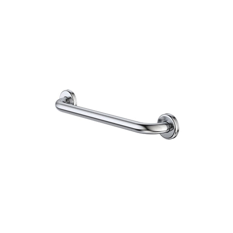 Caroma 450mm Chrome Stainless Steel Grab Rail 32mm Wall Mount 687371C