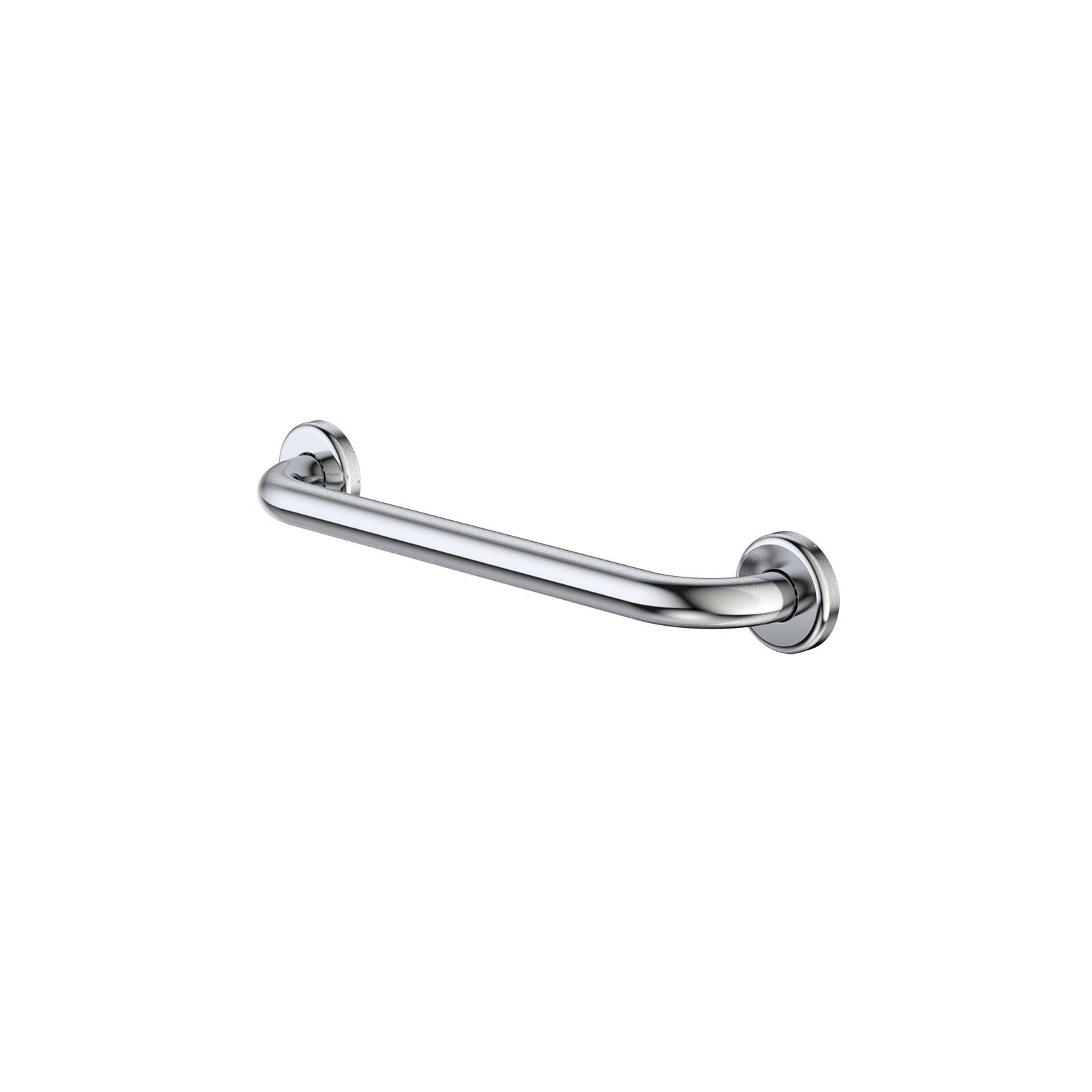 Caroma 450mm Chrome Stainless Steel Grab Rail 32mm Wall Mount 687371C