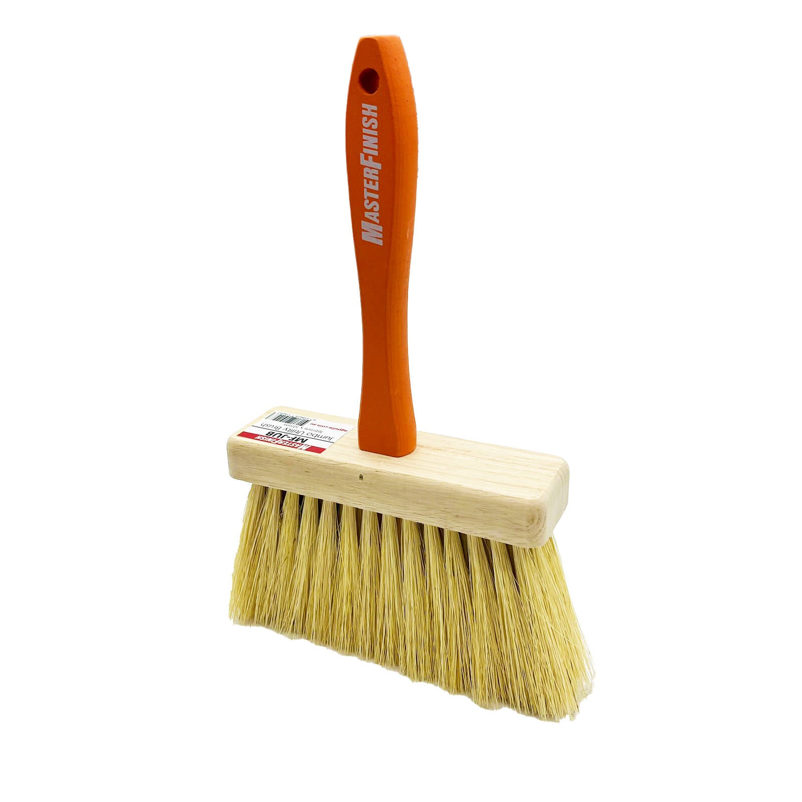 Masterfinish 300mm Jumbo Utility Brush - Red & White Tampico Fibre