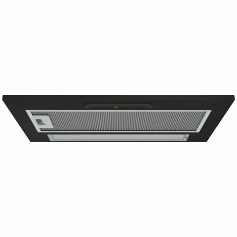 Chef 50cm Undermount Rangehood - Black Facia - 340m³/h, 2 Fan Speeds, Dual LED Lights - CRI514DB