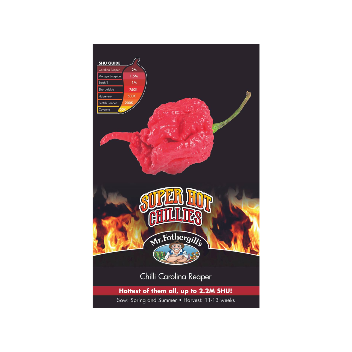 Mr Fothergill's Chilli Carolina Reaper Seeds