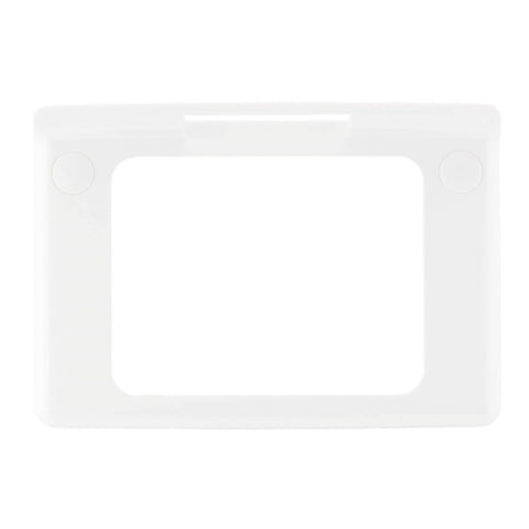 DETA 6000 Series 116 x 86mm White Clip On Cover with Shelf