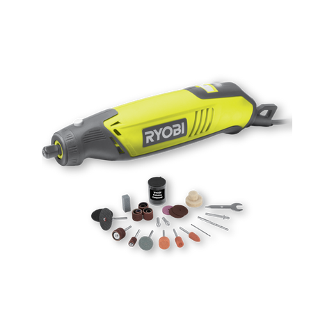 Ryobi Essential Rotary Tool, 150W, 240V, 30 Accessories RRT090